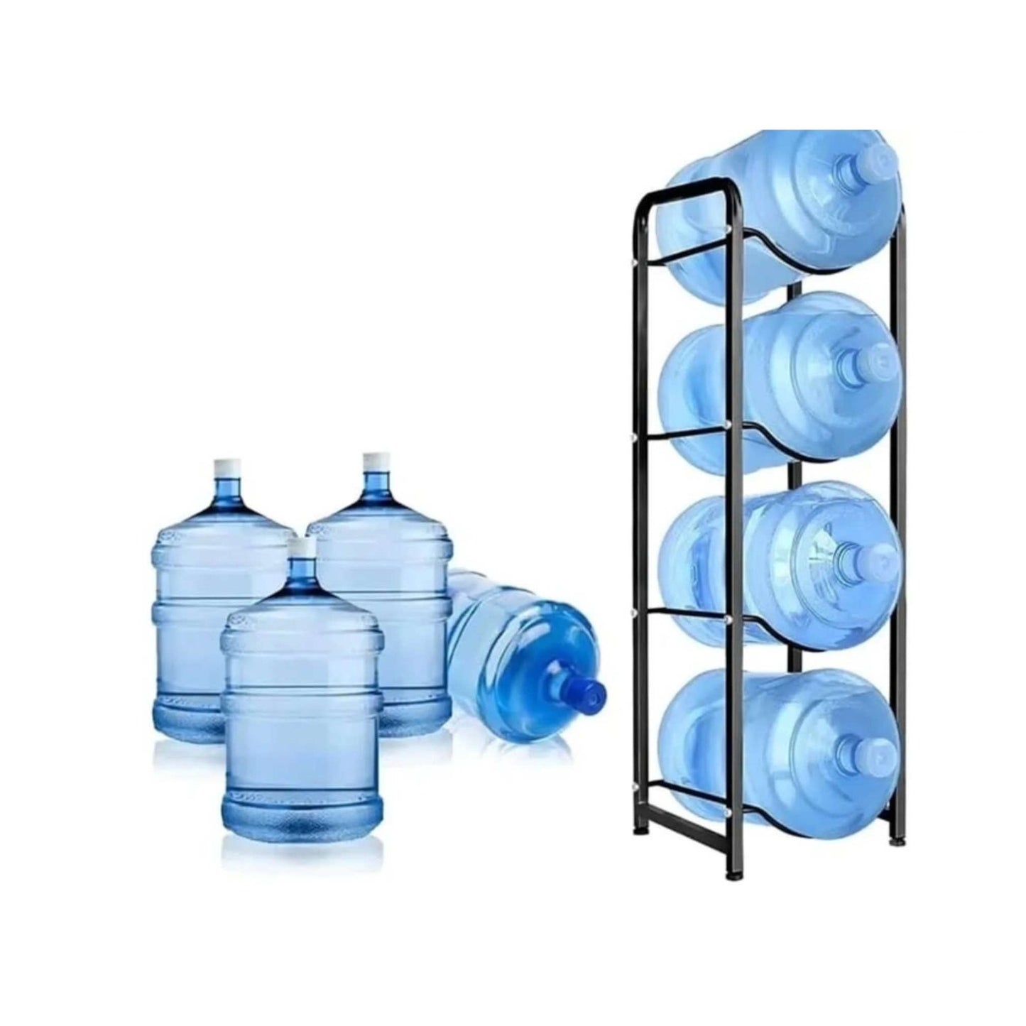4 tiers Metallic Cooler Bottle Holder