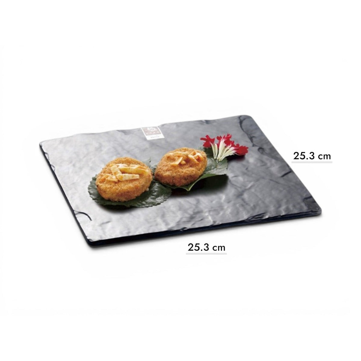 Melamine Squared Plate 25 cm