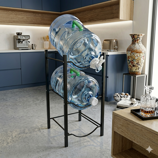 3 tiers Metallic Cooler Bottle Holder