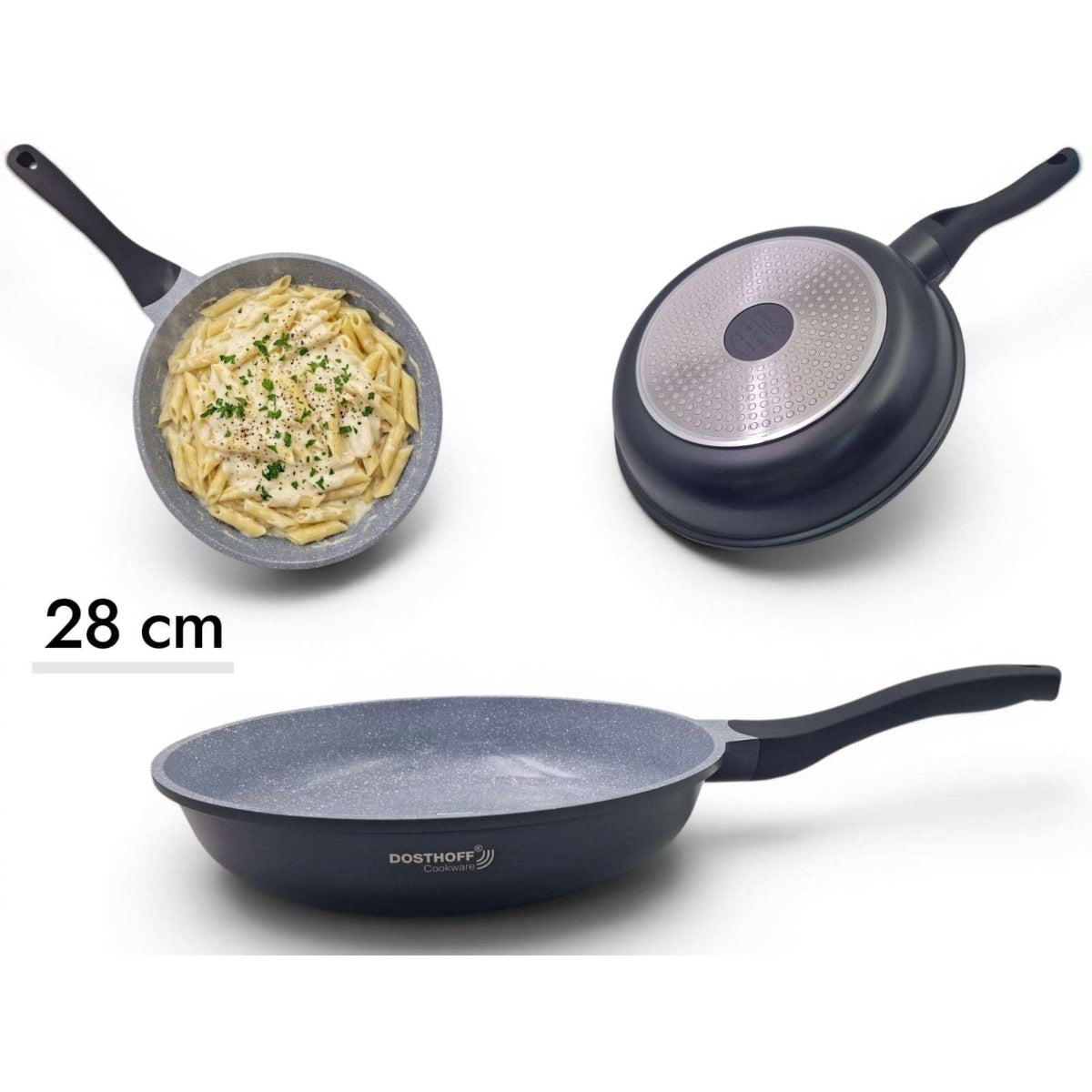 DOSTHOFF INDUCTION MASTER FRYING PAN BLACK 28 CM