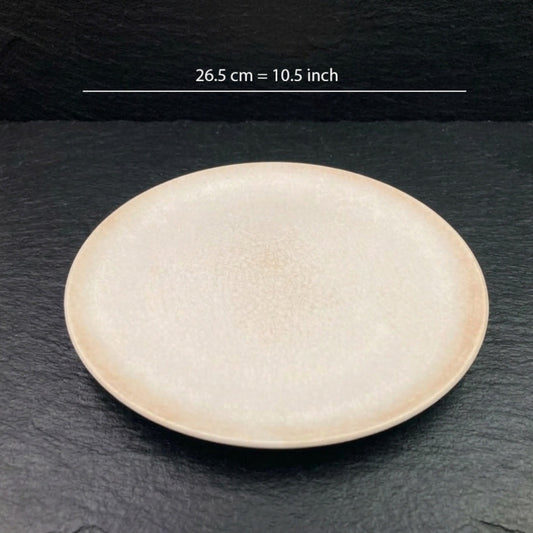 Beige Marble Melamine Dinner Plate 10.5" X6