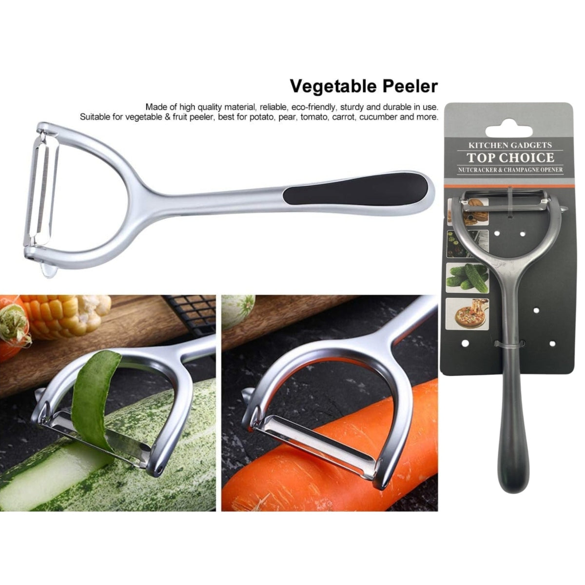 Premium Potato Peeler Horizontal Style
