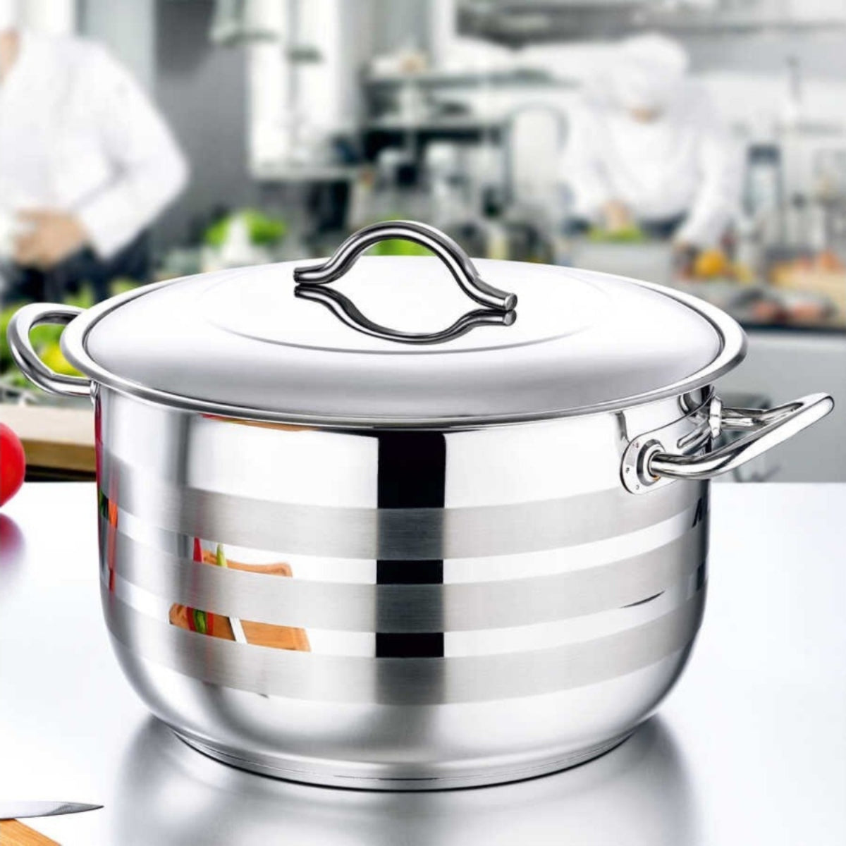 OMS Stainless Steel 18/10 Casserole 20 cm 3.3 L