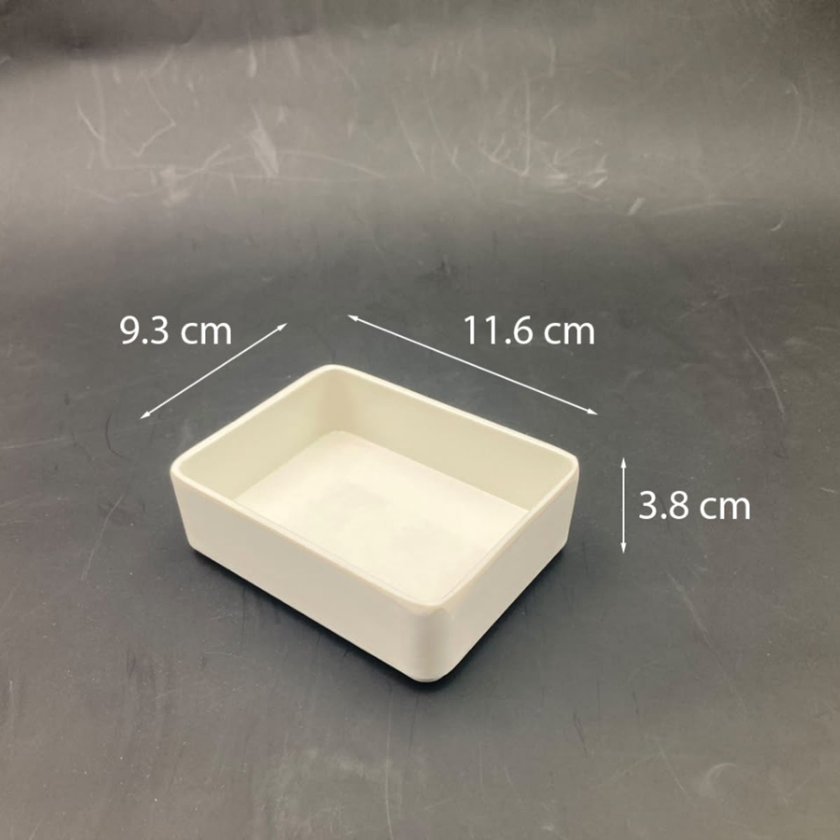 Melamine Rectangular Small Deep Plate 11.6 cm