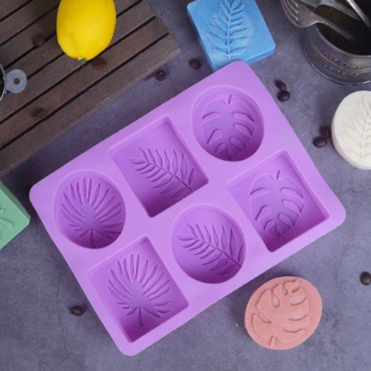 Palm and Olive Tree Silicone Mold for Soap
