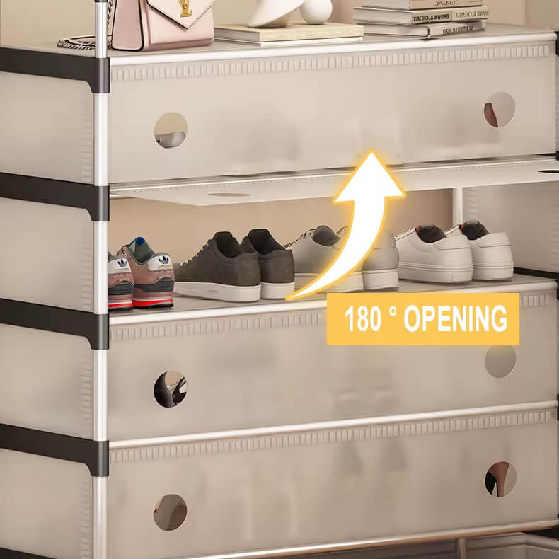 6-Layer Dustproof Storage Shoe Rack