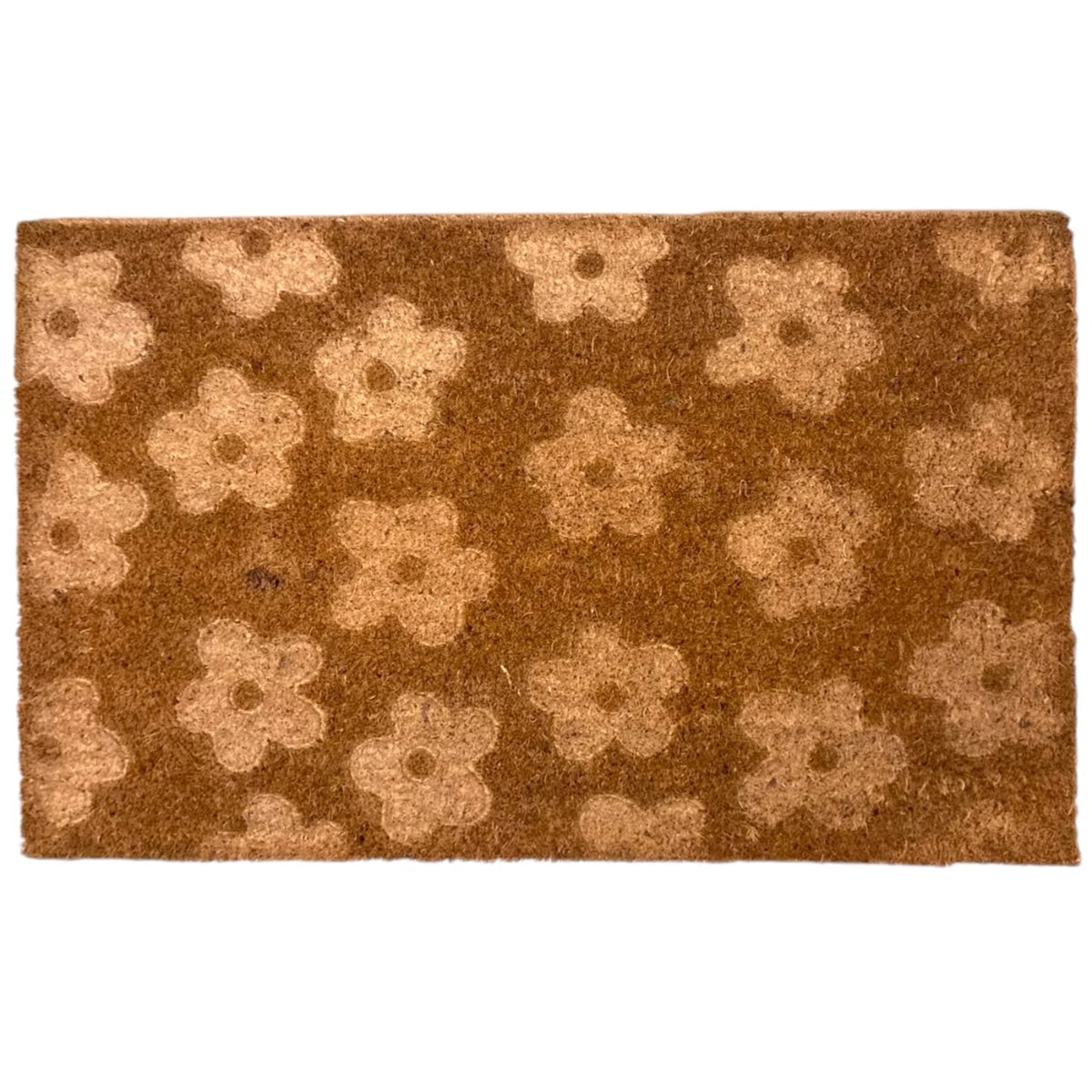 High Quality Embossed Coir Doormat PVC backing 75x45 cm
