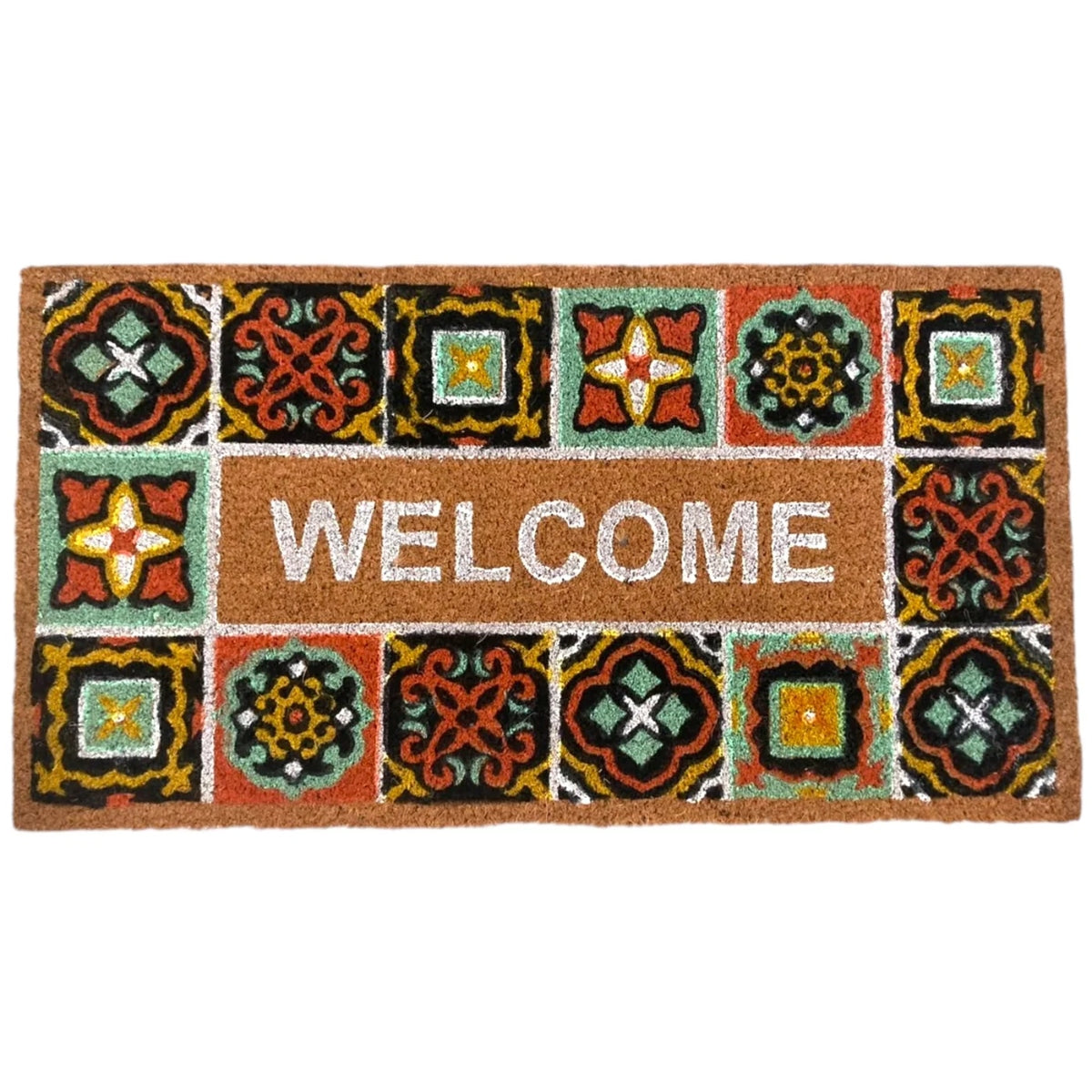 Design Coir mat with PVC backing 75x40 cm