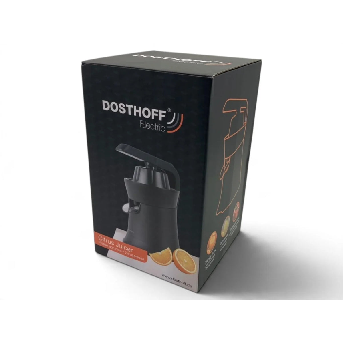 Dosthoff Citrus Juicer w Unbreakable Handle Press Cover