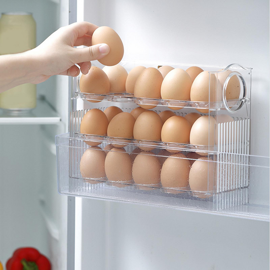 3 Tiers Egg holder for fridge 30 eggs