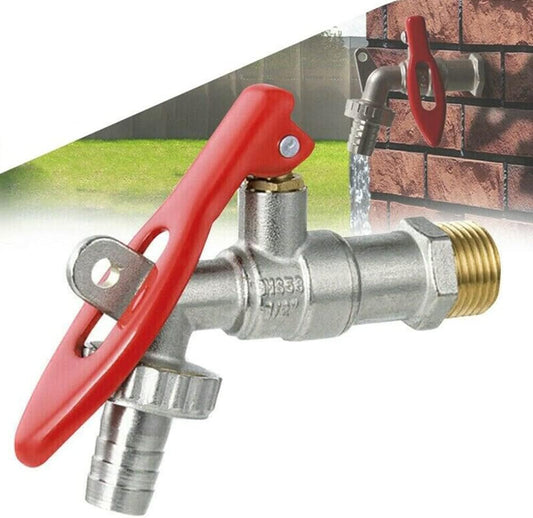 1/2" Outdoor Garden Faucet Valve ( Lockable )