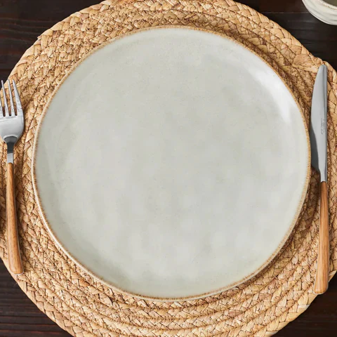 Dosthoff Beige Reactive Glaze Dinner Plate 27cm - Lunaz Shop