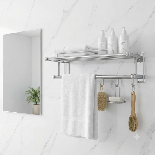 Bathroom Multi Towel Bar Hanger S.S 304