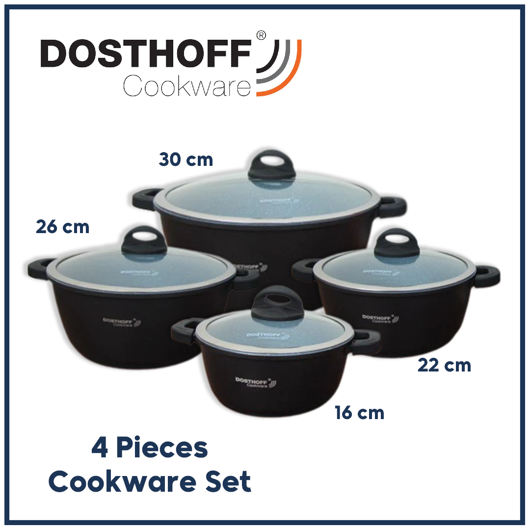 DOSTHOFF 4 PCS COOKWARE CASSEROLE SET