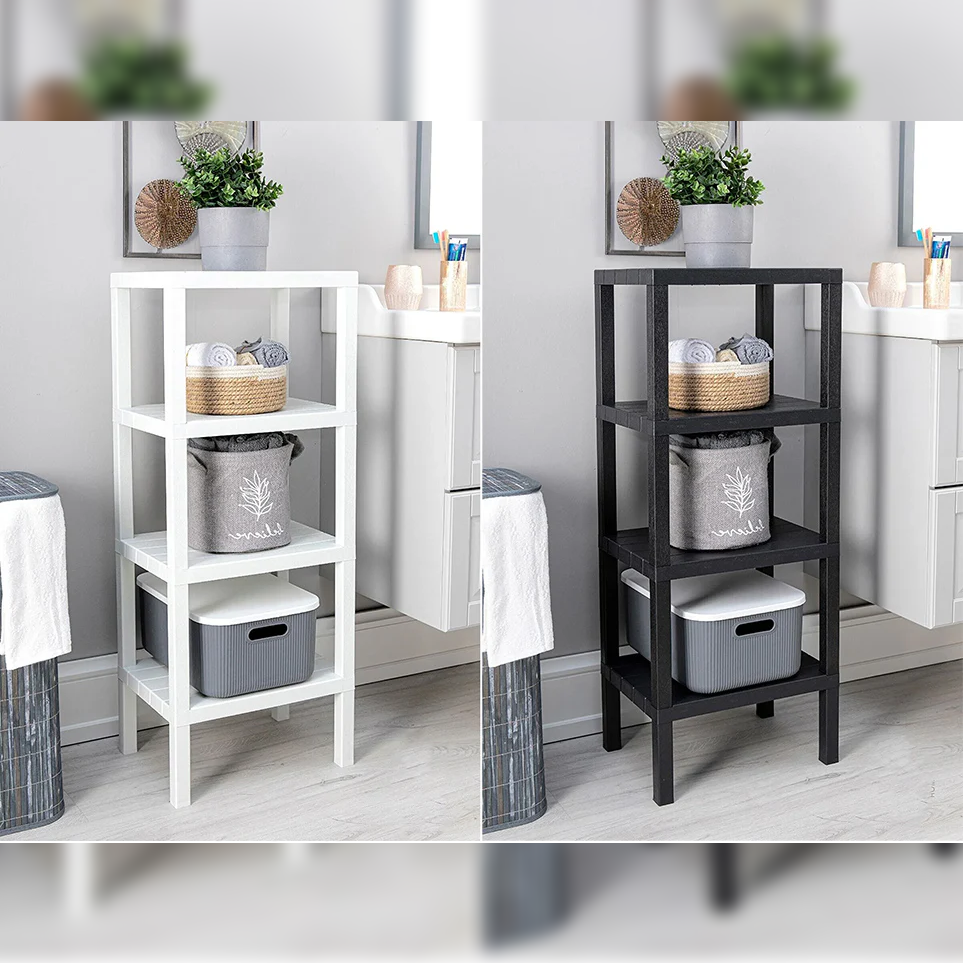 4 Tiers Strong Shelf Unit - Lunaz Shop