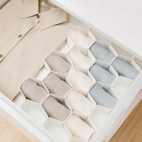 Honeycomb Drawer Organizer 36.5 x 6.5 cm X8 pieces
