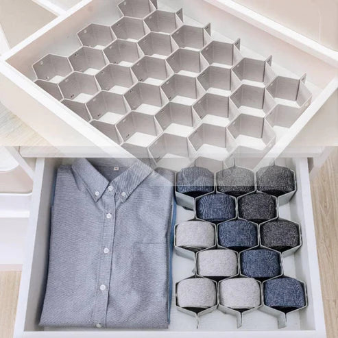 Honeycomb Drawer Organizer 36.5 x 6.5 cm X8 pieces