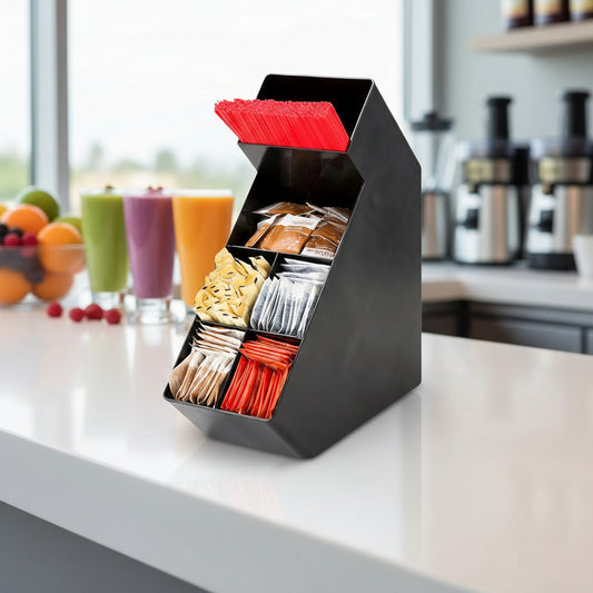 Multi Compartments Coffee Bar Organizer
