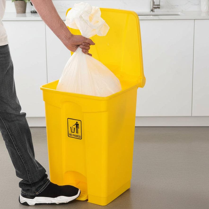 Plastic Peddle Bin 45 L