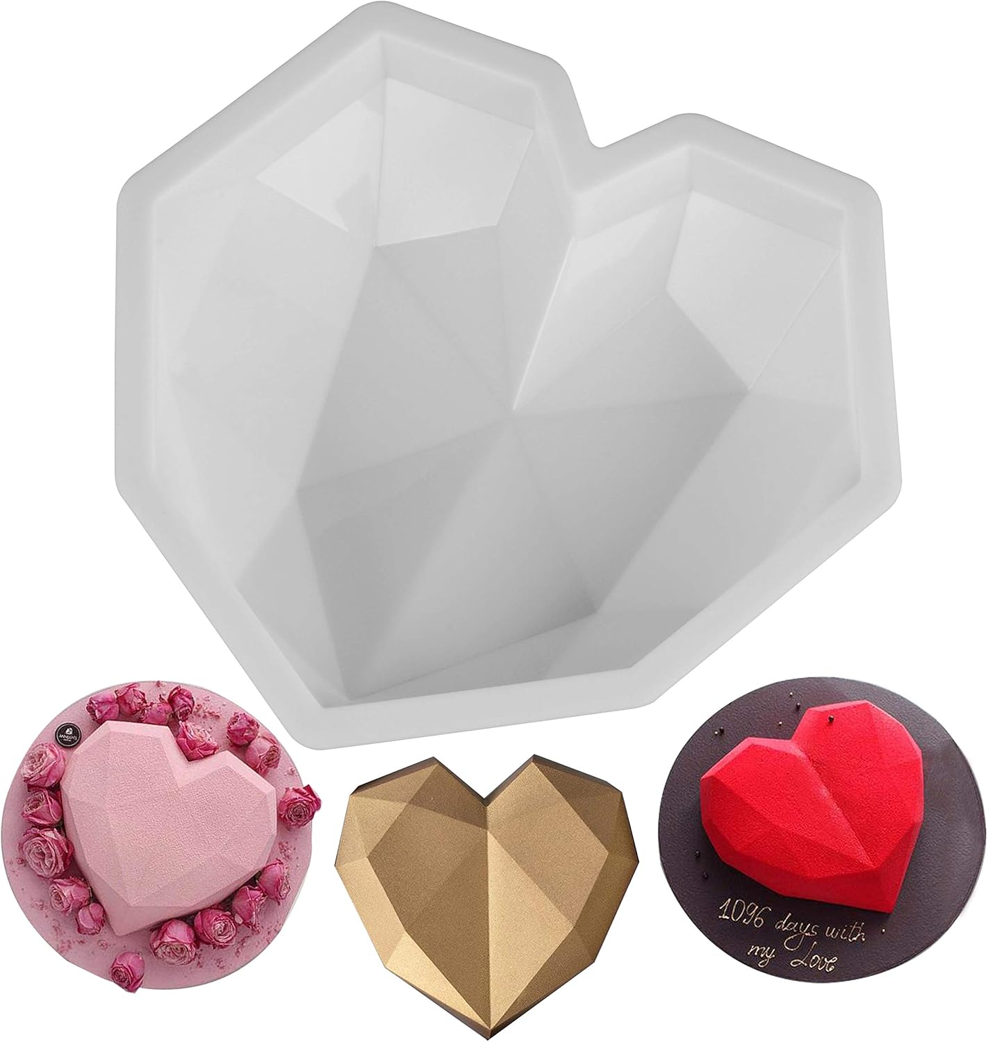 Silicon 3D Heart Mold