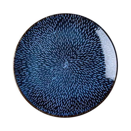 Dosthoff "Starry" Blue Glazed Side Plate 22 cm
