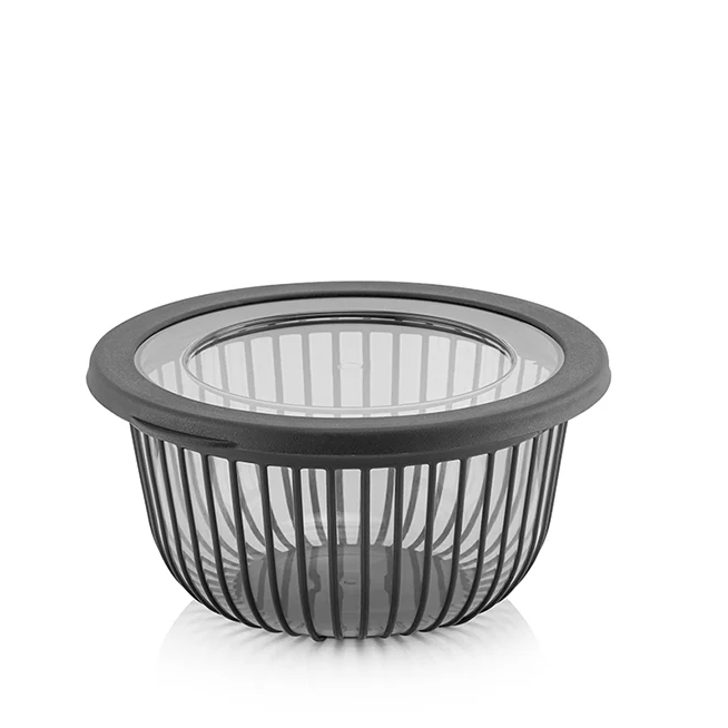 Linea Round Bowl 1 L with cover