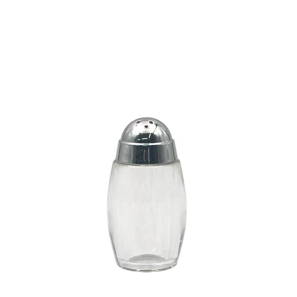 Acrylic salt and pepper shaker Dome Chrome Plated Cover