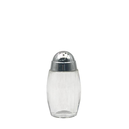 Acrylic salt and pepper shaker Dome Chrome Plated Cover