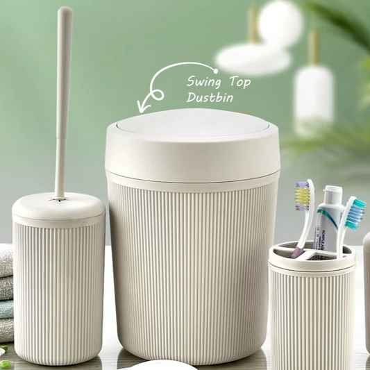 Alesta Plastic Swing Top Dustbin 4.2 L - Lunaz Shop