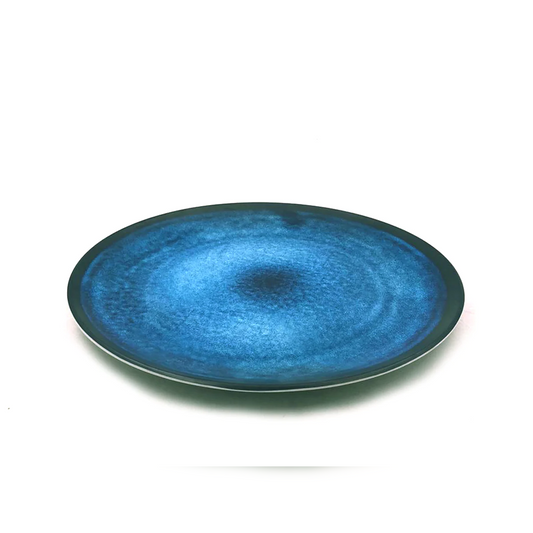 Bleu Marble Melamine Dinner Plates X6 - Lunaz Shop