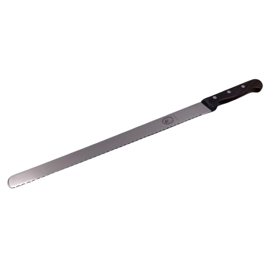 Bread Knife With Wooden Handle - Lunaz Shop