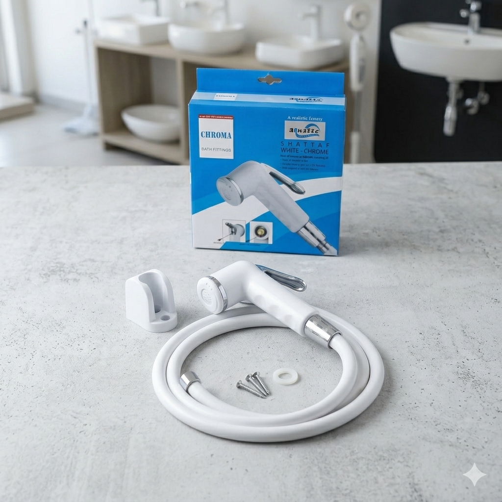Chroma Shattaf Bidet Spray Set ( White Color )