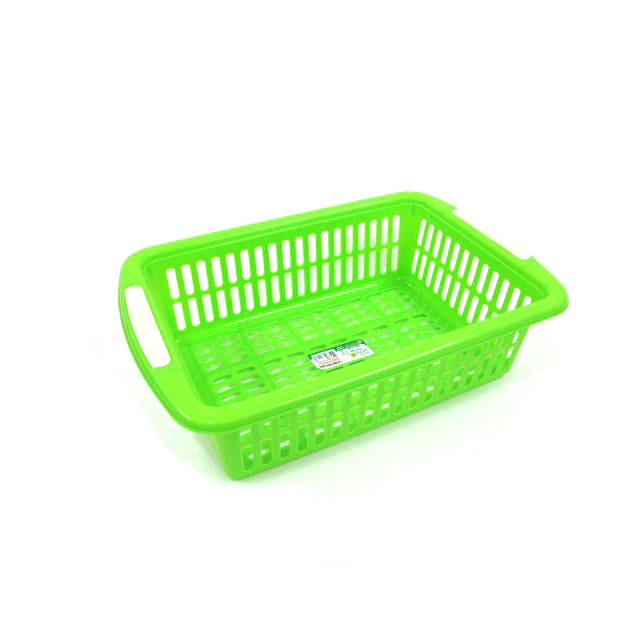Colorful plastic medium basket