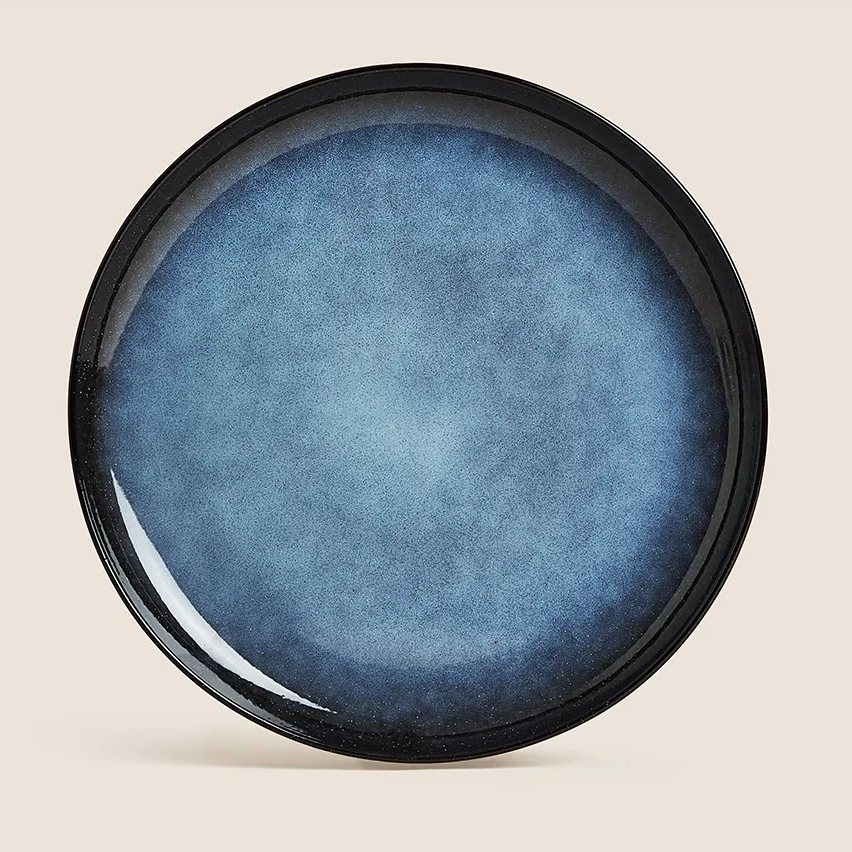 Dosthoff Blue Glazed Dinner Plate 27 cm - Lunaz Shop
