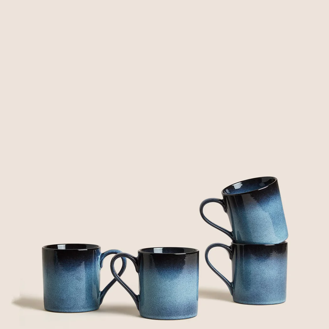 Dosthoff Blue Glazed Small Mug 250 ml - Lunaz Shop