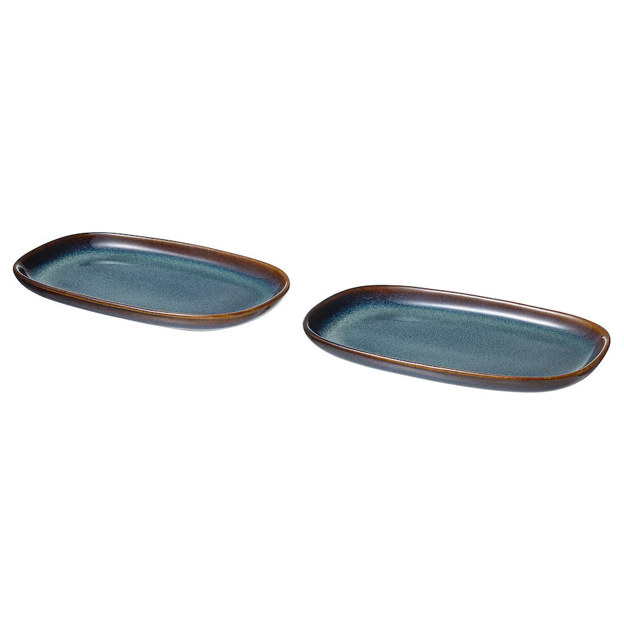 Dosthoff Blue Medium Oval Plate 20 cm - Lunaz Shop