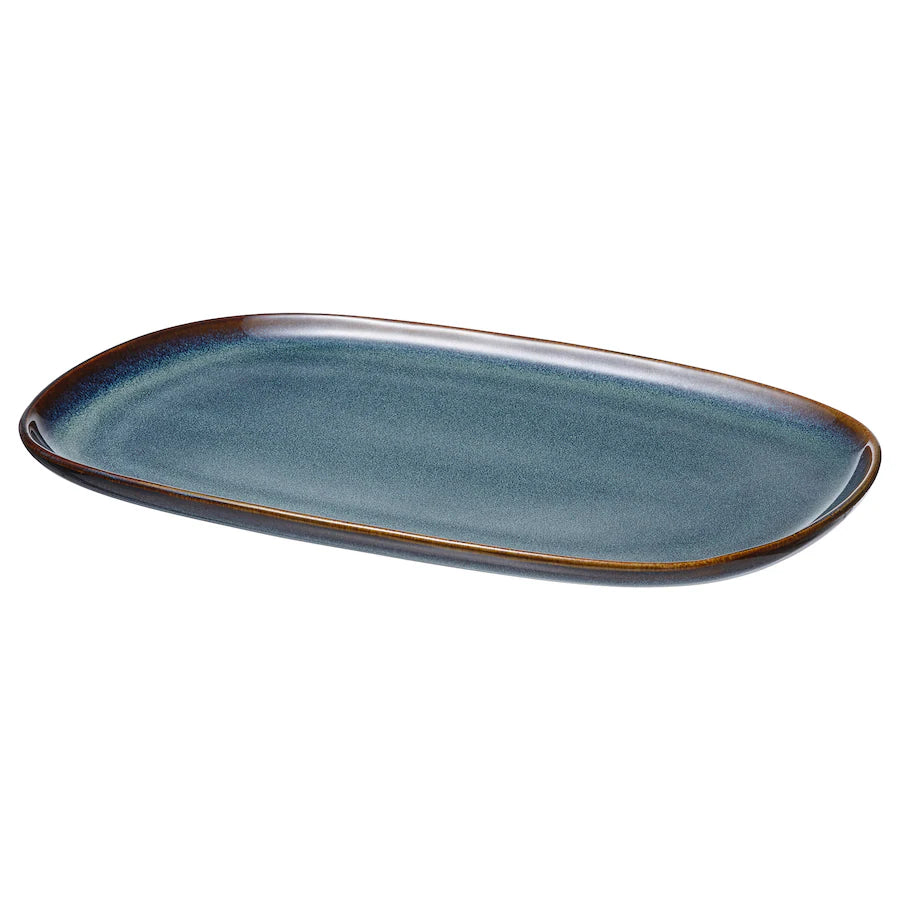 Dosthoff Blue Large Oval Plate 31 cm - Lunaz Shop