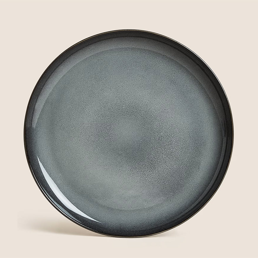 Dosthoff Gray Glazed Dinner Plate 27 cm - Lunaz Shop
