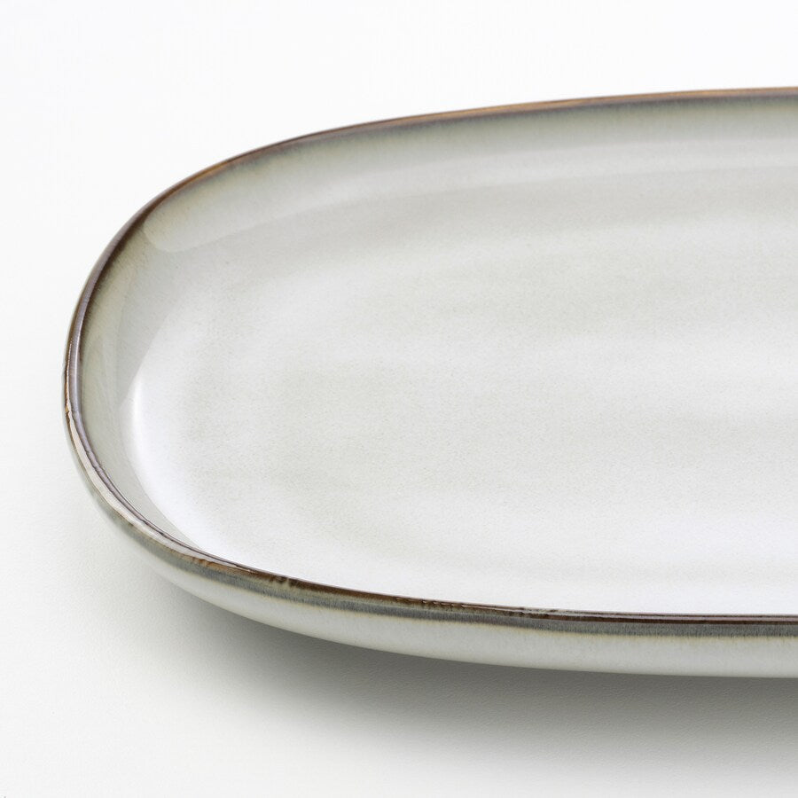 Dosthoff Gray Medium Oval Plate 20 cm - Lunaz Shop