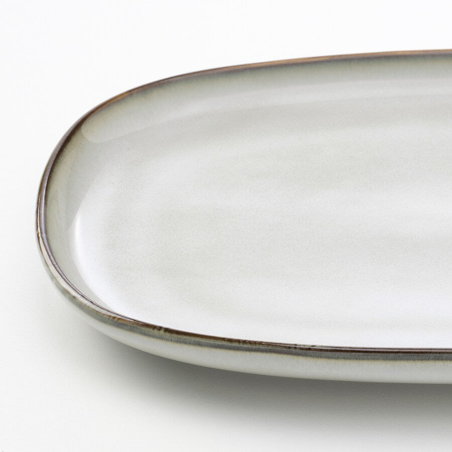 Dosthoff Gray Large Oval Plate 31 cm - Lunaz Shop