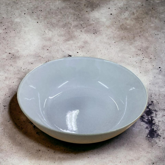 Dosthoff Light Gray Reactive Glaze Bowl 17 cm - Lunaz Shop