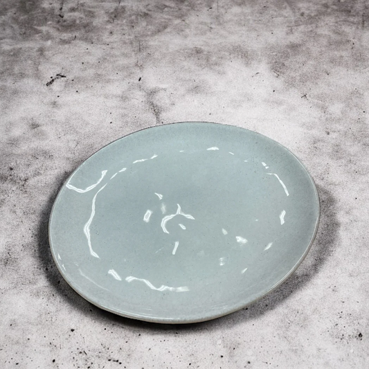 Dosthoff Light Gray Reactive Glaze Side Plate 21 cm - Lunaz Shop
