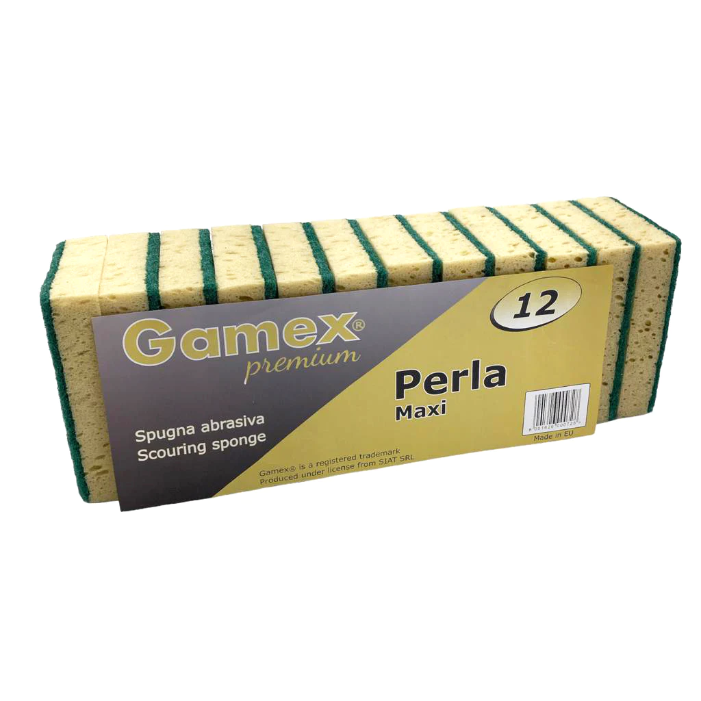 Gamex Premium Scouring Sponge Perla Maxi X12 - Lunaz Shop