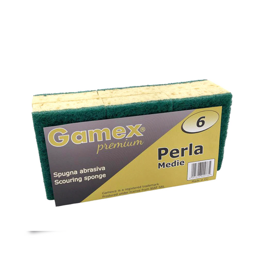 Gamex Premium Scouring Sponge Perla Medie X6 - Lunaz Shop