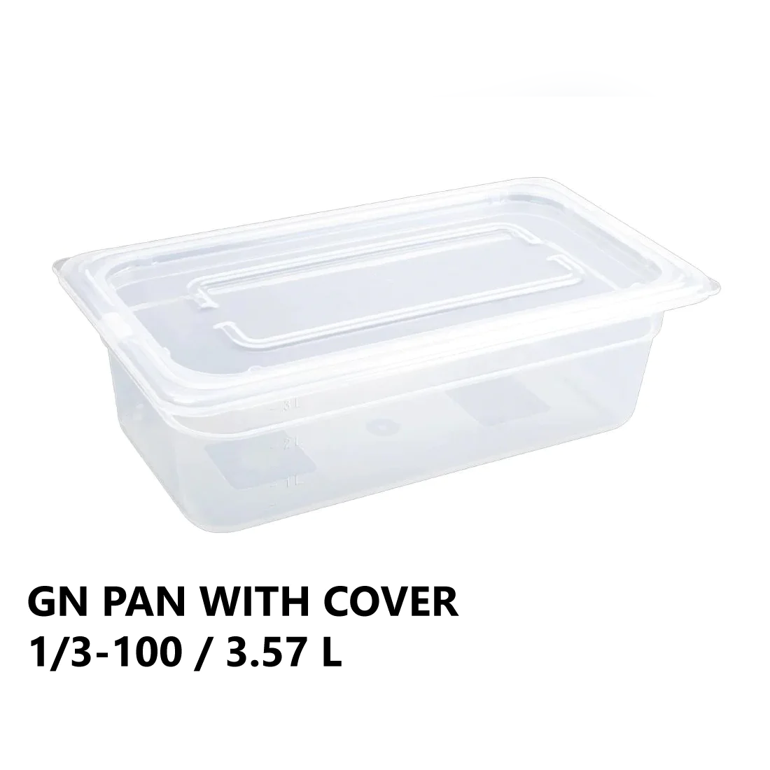Gastronorm Plastic Storage Container 1/3 100 mm - 3.57L