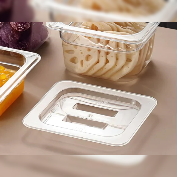 Gastronorm Polycarbonate Container Cover 1/6 - Lunaz Shop