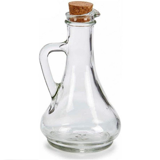 Glass Oil Bottle with Cork Top - Lunaz Shop
