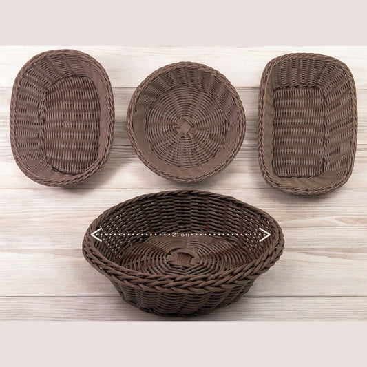 High quality Round Woven Bread Basket 21 cm