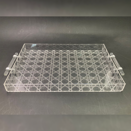 Large Acrylic Serving Tray 51 cm