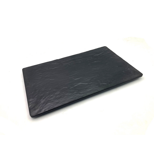 Melamine Flat Display Plate Granite Design 40.6 cm